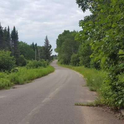 Older road north of Iron River Michigan not too much traffic here.