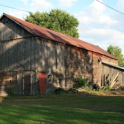 The town was booming Early 1900's so this barn could be 100 years old. I love the special diamond window .