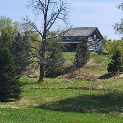 A restored historic old home along the Brule river on the Wisconsin side. Not sure of the history but it is a beautiful building.