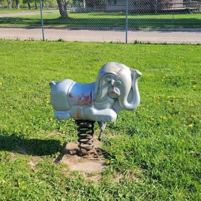 Some more great old playground toys to be found at the Gaastra city park under the water tower.