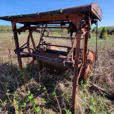 Farm Equipment abandoned in Northern Wisconsin along the Brule River.