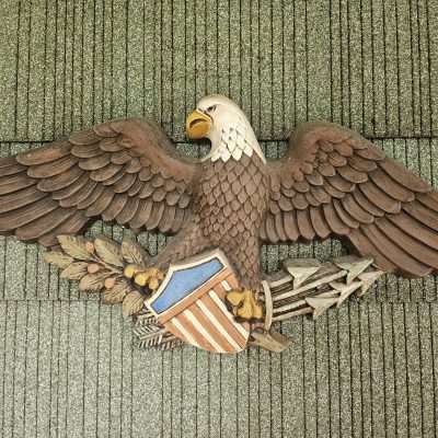 American eagle shield and arrows emblem