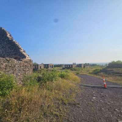 Ruins of an old stone building