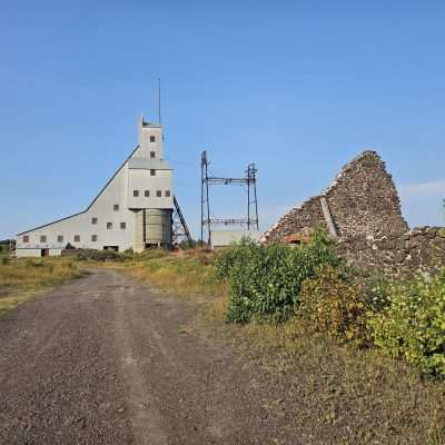 Old industrial building in a rural area