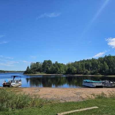 Pontoon Boats on the Michigamme Reservoir We Energies Wilderness Shores Campground 19