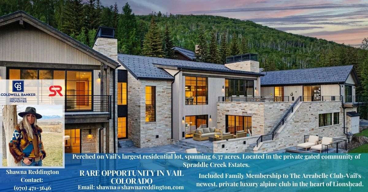 Luxury home in Vail, Colorado for sale.