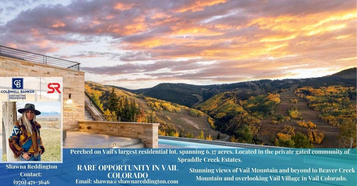 Luxury property with mountain views in Vail, Colorado.