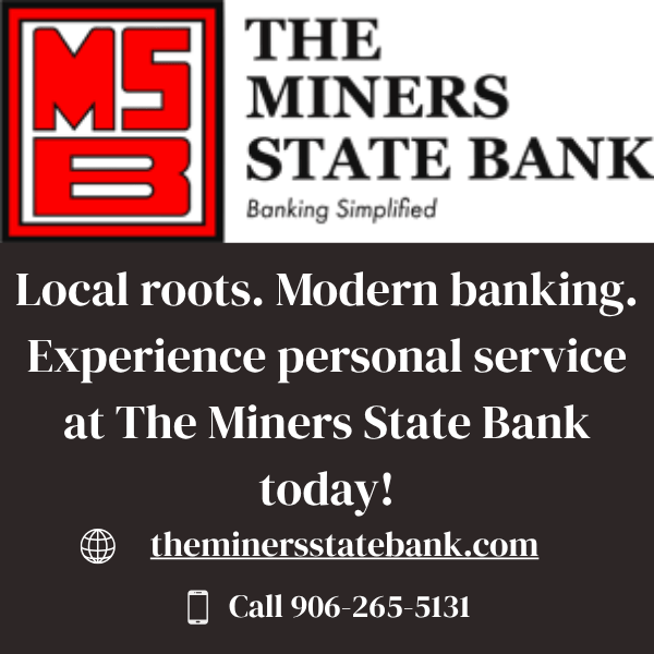 Miners State Bank: Modern banking, local roots, personal service.